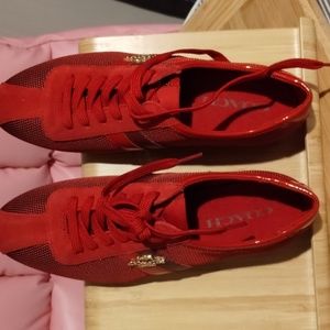 Coach Size 6.5B Suede & Fabric Fashion Sneakers